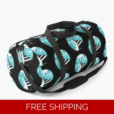 Le Studio Duffle Bag Piano Window Multi Logo